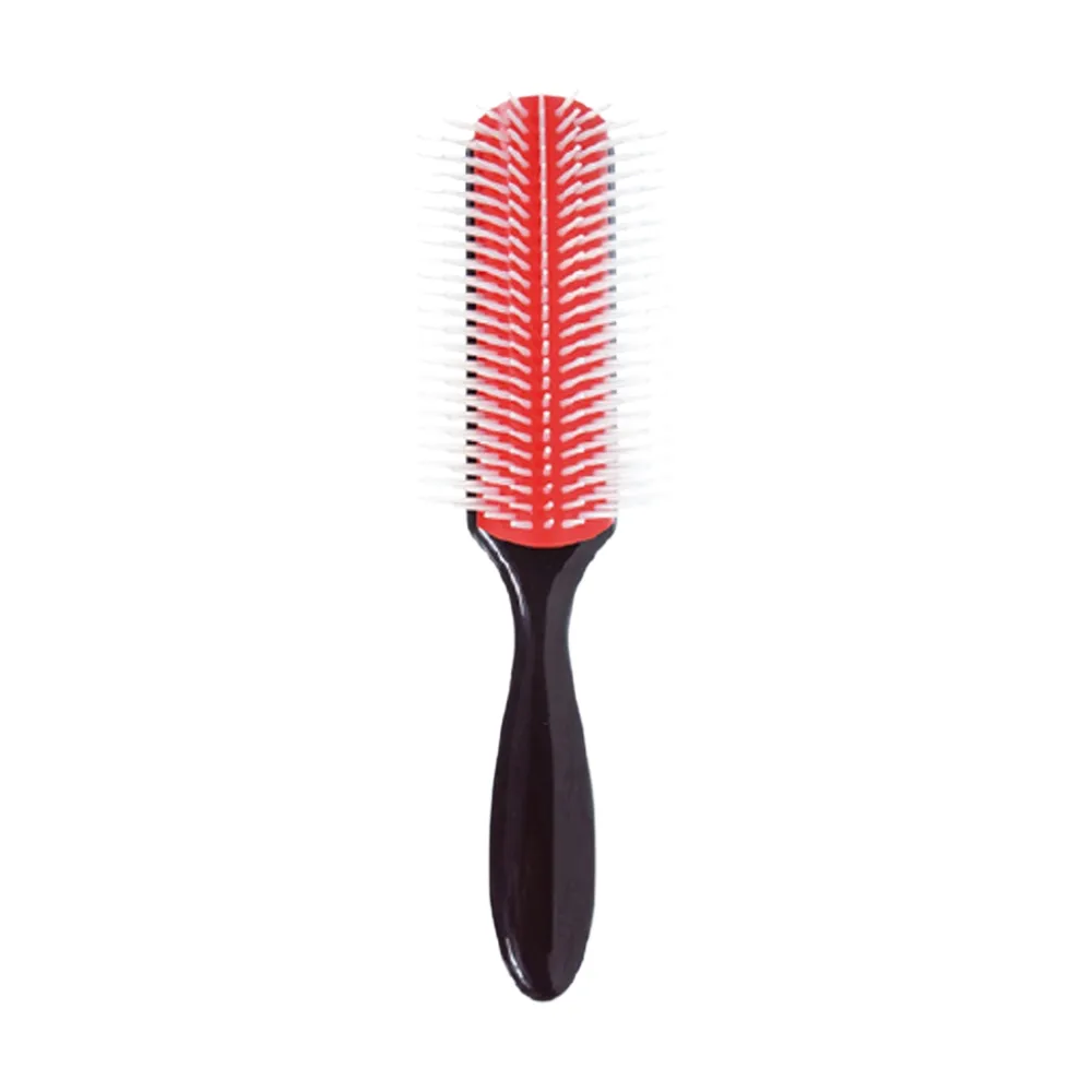 Bifull Cepillo Rubber Plano 7 Filas para Rizos